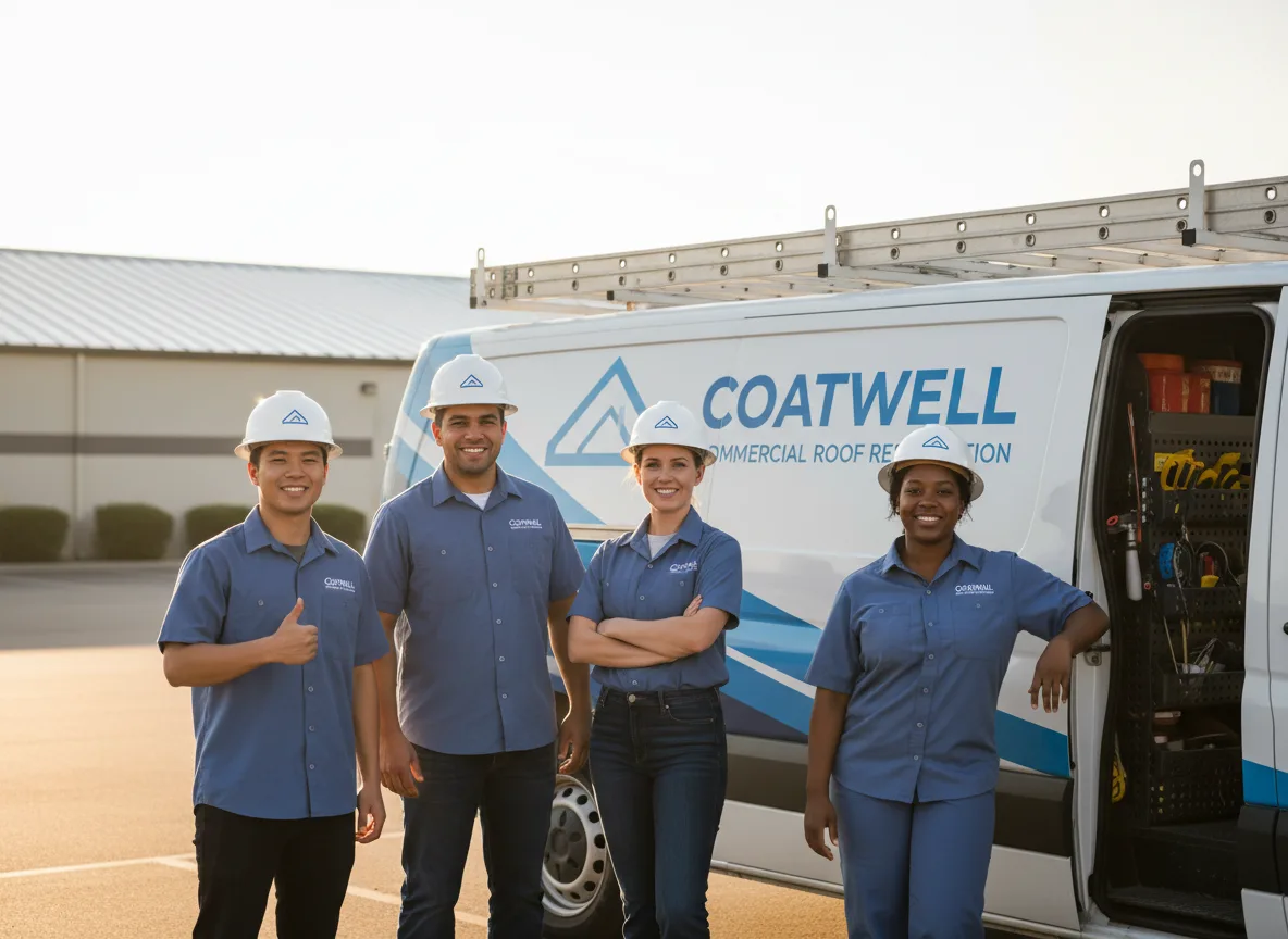 Commercial roof coating company in Minburn, IA
